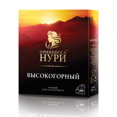 Чай ПРИНЦЕССА НУРИ &laquo;Высокогорный&raquo; черный, 100 пакетиков по 2 г