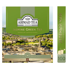 Чай AHMAD (Ахмад) &laquo;Jasmine Green Tea&raquo; зелёный с жасмином, 100 пакетиков в конвертах по 2 г