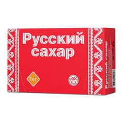 Сахар-рафинад РУССКИЙ 1 кг (180 кусочков, размер 15&times;16&times;21 мм)