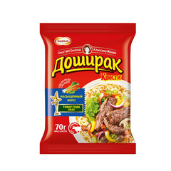 Лапша ДОШИРАК &laquo;Квисти&raquo;, быстрого приготовления, с говядиной, 70 г, пачка