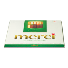 Конфеты MERCI ассорти из шоколада с миндалем, 250 г, ГЕРМАНИЯ