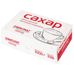 Сахар-рафинад ОФИСМАГ 1 кг (336 кусочков, размер 12&times;14&times;15 мм), 620683