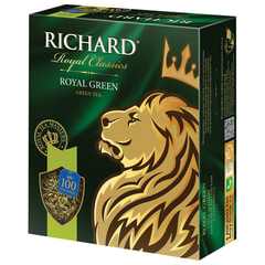 Чай RICHARD &laquo;Royal Green&raquo; зеленый, 100 пакетиков по 2 г