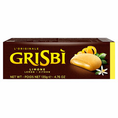 Печенье песочное GRISBI &laquo;Limone&raquo; с лимонным кремом 135 г, ИТАЛИЯ