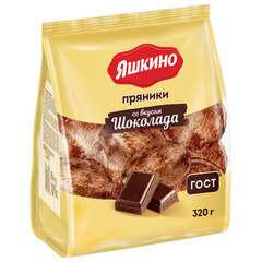 Пряники ЯШКИНО &laquo;Шоколадные&raquo; мягкие в двойной глазури, 350 г