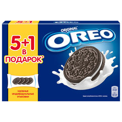 Печенье OREO с какао и начинкой с ванильным вкусом, 228 г