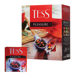 Чай TESS &laquo;Pleasure&raquo; черный с шиповником, яблоком, лимонным сорго, 100 пакетиков в конвертах по 1,5 г