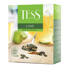 Чай TESS &laquo;Lime&raquo; зеленый с цедрой цитрусовых, 100 пакетиков в конвертах по 1,5 г