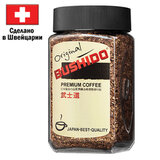 Кофе растворимый BUSHIDO "Original" 100 г, стеклянная банка, сублимированный, ШВЕЙЦАРИЯ