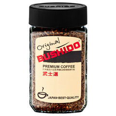 Кофе растворимый BUSHIDO &laquo;Original&raquo; 100 г, стеклянная банка, сублимированный, ШВЕЙЦАРИЯ