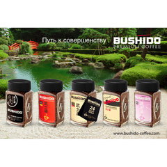 Кофе растворимый BUSHIDO &laquo;Original&raquo; 100 г, стеклянная банка, сублимированный, ШВЕЙЦАРИЯ