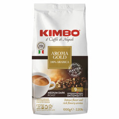 Кофе в зернах KIMBO &laquo;Aroma Gold&raquo; 1 кг, арабика 100%, ИТАЛИЯ