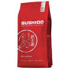 Кофе в зернах BUSHIDO &laquo;Red Katana&raquo; 1 кг, арабика 100%, НИДЕРЛАНДЫ
