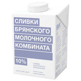 Сливки БМК жирность 10%, 500 г, ультрапастеризованные