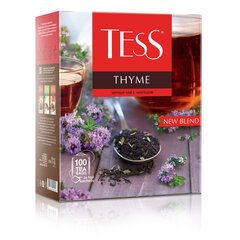 Чай TESS &laquo;Thyme&raquo; черный с чабрецом и цедрой лимона, 100 пакетиков в конвертах по 2 г