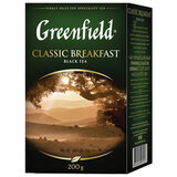 Чай листовой GREENFIELD "Classic Breakfast" черный крупнолистовой 200 г