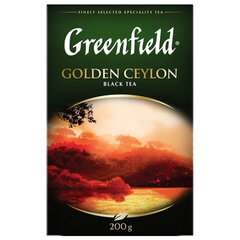 Чай листовой GREENFIELD &laquo;Golden Ceylon&raquo; черный цейлонский крупнолистовой 200 г