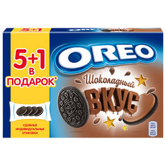 Печенье OREO с какао и начинкой с шоколадным вкусом, 228 г