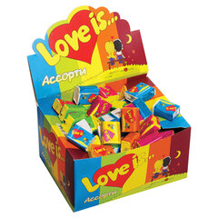 Жевательная резинка LOVE IS ассорти вкусов, 4,2 г