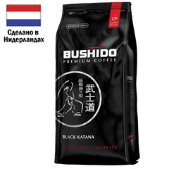 Кофе в зернах BUSHIDO &laquo;Black Katana&raquo; 1 кг, арабика 100%, НИДЕРЛАНДЫ
