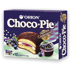 Печенье ORION &laquo;Choco Pie Black Currant&raquo; темный шоколад с черной смородиной, 360 г (12 штук х 30 г)