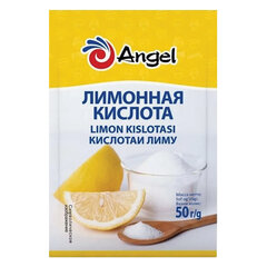 Лимонная кислота пищевая ANGEL 50 г, средство от накипи