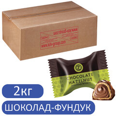Конфеты вафельные O'ZERA &laquo;Chocolate Hazelnut&raquo; с начинкой из фундучной пасты в шоколаде, гофрокороб 2 кг