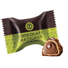 Конфеты вафельные O'ZERA &laquo;Chocolate Hazelnut&raquo; с начинкой из фундучной пасты в шоколаде, гофрокороб 2 кг