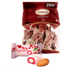 Конфеты АККОНД &laquo;Адель&raquo; с цельным миндалём со вкусом вишни, 250 г