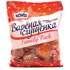 Кекс KOVIS &laquo;Мини-маффины&raquo; с кремом вареная сгущенка, 470 г, пакет
