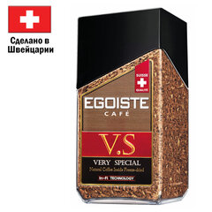 Кофе растворимый EGOISTE &laquo;V.S&raquo; 100 г, стеклянная банка, сублимированный, ШВЕЙЦАРИЯ