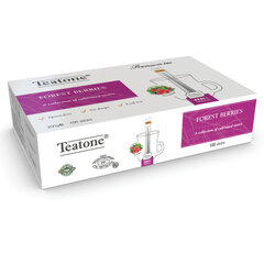 Чай TEATONE фруктовый со вкусом лесных ягод, 100 стиков по 2 г