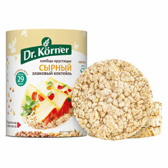 Хлебцы DR.KORNER &laquo;Сырные&raquo; злаковый коктейль, хрустящие, 100 г, пакет