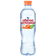 Вода негазированная питьевая СВЯТОЙ ИСТОЧНИК со вкусом персика 0,5 л