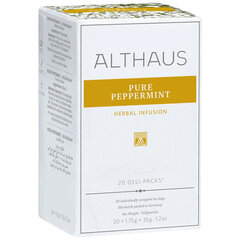 Чай ALTHAUS &laquo;Pure Peppermint&raquo; травяной, 20 пакетиков в конвертах по 1,75 г, ГЕРМАНИЯ