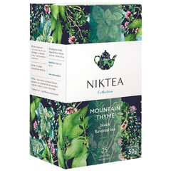 Чай NIKTEA &laquo;Горный Чабрец&raquo; черный, 25 пакетиков в конвертах по 2 г