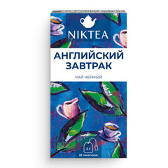 Чай NIKTEA &laquo;Английский завтрак&raquo; черный, 25 пакетиков в конвертах по 2 г