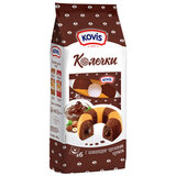 Пирожное бисквитное KOVIS "Колечки с шоколадно-ореховым кремом", 240 г, пакет