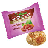 Конфеты мультизлаковые CO BARRE DE CHOCOLAT с белой глазурью и отборным изюмом, 200 г