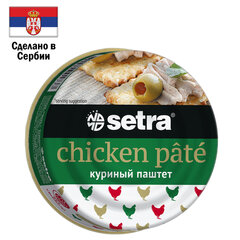 Паштет SETRA из курицы, 100 г, жестяная банка