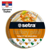 Паштет SETRA из индейки, 100 г, жестяная банка