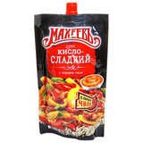 Соус деликатесный МАХЕЕВЪ "Кисло-сладкий" с перцем чили, 230 г, дой-пак