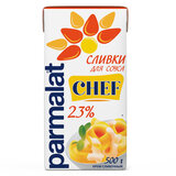 Сливки PARMALAT CHEF, жирность 23%, ультрапастеризованные, 500 г