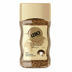 Кофе растворимый LEBO &laquo;Gold&raquo; 100 г, стеклянная банка, сублимированный