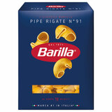 Макароны BARILLA Рожки "Pipe Rigate" № 91, 450 г