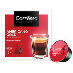 Кофе в капсулах COFFESSO &laquo;Americano Gold&raquo; для кофемашин Dolce Gusto, 16 порций