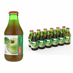 Сок BARINOFF Яблочный, осветленный, 0,25 л, в стеклянной бутылке
