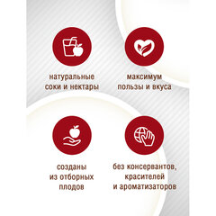 Нектар BARINOFF Манго, с мякотью, 0,25 л, в стеклянной бутылке