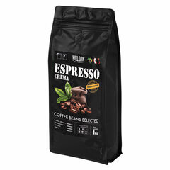 Кофе в зернах WELDAY (ВЭЛДЭЙ) &laquo;ESPRESSO Crema&raquo; 1 кг, 623439