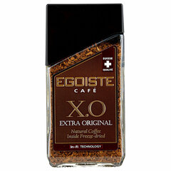 Кофе молотый в растворимом EGOISTE &laquo;X.O&raquo;, 100 г, стеклянная банка, сублимированный, ШВЕЙЦАРИЯ